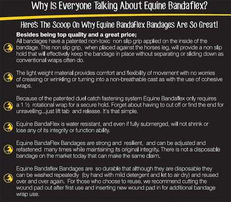 Show full view: PawFlex Equine BandaFlex Disposable Horse Bandages, 10 count, Small slide 8 of 9
