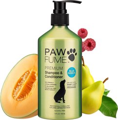 Pawfume Premium Blue Ribbon Dog Shampoo & Conditioner Spray, 12-fl oz bottle