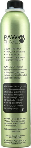 Show full view: Pawfume Premium Blue Ribbon Dog Shampoo & Conditioner Spray, 12-fl oz bottle slide 2 of 3