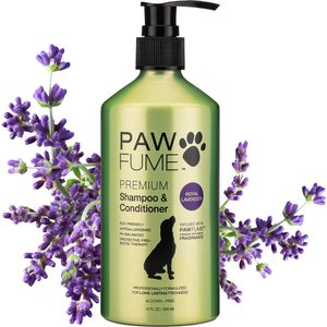 Pawfume Premium Lavender Dog Shampoo & Conditioner, 12-fl oz bottle