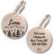 Show in main carousel: PawFurEver Circle Personalized Dog ID Tag, Rose Gold, Darknight slide 1 of 10