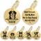 Show in main carousel: PawFurEver Dog Breed Stainless Steel Personalized Dog ID Tag, Bernese Mount, Gold slide 1 of 10