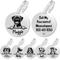 Show in main carousel: PawFurEver Dog Breed Stainless Steel Personalized Dog ID Tag, Puggle, Silver slide 1 of 9