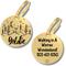 Show in main carousel: PawFurEver Christmas Holiday Dog & Cat ID Tag, Gold, Rudy slide 1 of 8