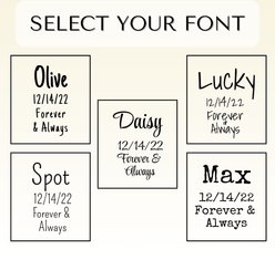 PawFurEver Personalized Dog Breed Memorial Necklace, Bichon, Rose Gold slide 2 of 7