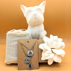 PawFurEver Personalized Dog Breed Memorial Necklace, German Shepherd, Silver slide 2 of 7