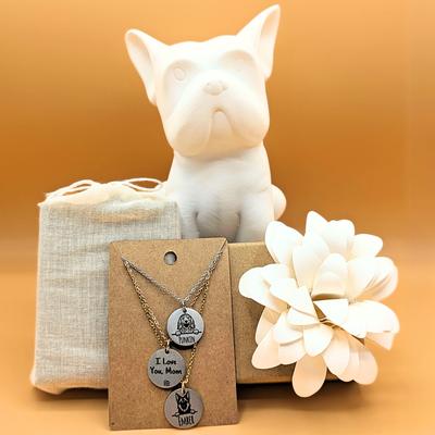 Show full view: PawFurEver Personalized Dog Breed Memorial Necklace, Red Heeler, Rose Gold slide 5 of 9