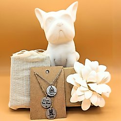 PawFurEver Personalized Dog Breed Memorial Necklace, Yorkshire Terrier, Silver slide 2 of 7