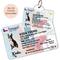 Show in main carousel: PawFurEver Pet ID License-Style Dog Tag & Wallet Card, Texas slide 1 of 9