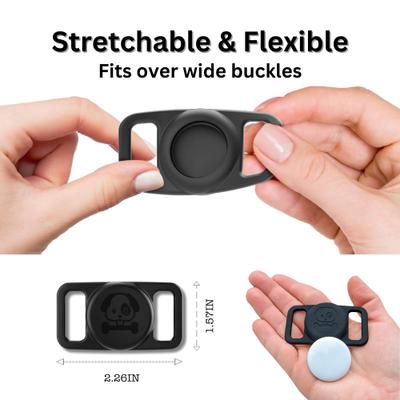 Show full view: PawFurEver Waterproof Dog & Cat Airtag Collar Holder, 1 count slide 3 of 7