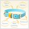 Show in main carousel: PawFurEver's Waterproof & Odorless Dog Collar, Blue & Orange, Large slide 6 of 11