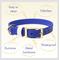 Show in main carousel: PawFurEver's Waterproof & Odorless Dog Collar, Blue & White, Small slide 7 of 12