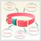 Show in main carousel: PawFurEver's Waterproof & Odorless Dog Collar, Pink & Teal, Small slide 6 of 11