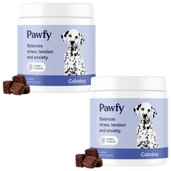 Pawfy Calming Turkey Flavor Chews Dog Supplement, 60 count