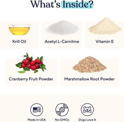 Show full view: Pawfy Eye Support Peanut Butter Flavor Supplement for Dogs, 60 count slide 5 of 8