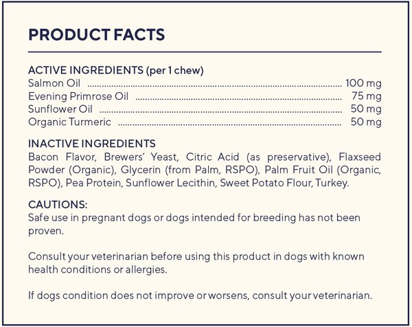 Pawfy Bacon Flavored Urinary & Bladder Soft Chew Supplement for Dogs