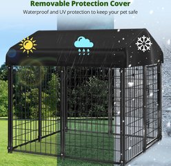 Pawgiant Heavy Duty Outdoor Dog Kennel, Black, 50-in slide 2 of 9