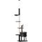 Show in main carousel: PawHut 106-in Activity Center with Scratching Post & Hanging Ball Cat Tree, Dark Grey slide 7 of 7