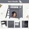 Show in main carousel: PawHut 2-Level Outdoor Wooden Cat House with Lockable Wire Door & Balcony, Grey, 28.75 x 20.5 x 25.75-in slide 7 of 9