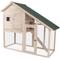 Show in main carousel: PawHut 2-Tier Wood Rabbit Hutch, 55-in slide 1 of 10