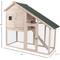Show in main carousel: PawHut 2-Tier Wood Rabbit Hutch, 55-in slide 5 of 10