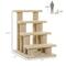 Show in main carousel: PawHut 24-in Cat Tree with Stairway, Light Brown slide 3 of 9