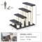Show in main carousel: PawHut 24-in Sisal Cat Tree with Stairway, Gray slide 4 of 10