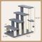 Show in main carousel: PawHut 25-in Cat Tree with Stairs, Gray slide 4 of 10