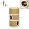 Show in main carousel: PawHut 28-in 3 Story Sisal Cat Tree, Brown slide 3 of 9