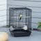 Show in main carousel: PawHut 28-in Steel with Open Play Top Bird Cage, Black slide 4 of 9