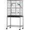 Show in main carousel: PawHut 30-in Rolling Metal Bird Cage, Black & Gray slide 2 of 8