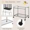 Show in main carousel: PawHut 30-in Rolling Metal Bird Cage, Black & Gray slide 6 of 8