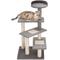 Show in main carousel: PawHut 40-in 5-Level Revolving Stair Scratcher Climbing Activity Tower with Play Center & Resting Perch Cat Tree, Beige/Grey slide 3 of 8