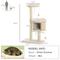 Show in main carousel: PawHut 47-in Sisal Cat Tree, Natural slide 3 of 9