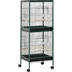 PawHut 55-in 2-in1 Aviary Bird Cage, Green
