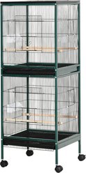 PawHut 55-in 2-in1 Aviary Bird Cage, Green slide 2 of 9