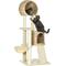 Show in main carousel: PawHut 59-in Sisal Cat Tree, Beige slide 1 of 10