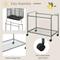 Show in main carousel: PawHut 65-in Double Rolling Metal Bird Cage, Black & Gray slide 8 of 9