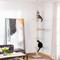 Show in main carousel: PawHut 8.5-ft Adjustable Height Floor-To-Ceiling Cat Tree, Beige & White slide 2 of 10