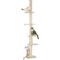 Show in main carousel: PawHut 89 to 108-in Floor-to-Ceiling Cat Tree, Cream White slide 1 of 10