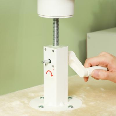 Show full view: PawHut 89 to 108-in Floor-to-Ceiling Cat Tree, Cream White slide 8 of 10