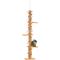 Show in main carousel: PawHut 95-in Adjustable Height Plush Floor-to-Ceiling Cat Tree, Orange slide 1 of 10