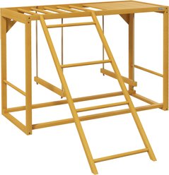 PawHut Active Play Chicken Coop Multi-Bird Accessories, Natural