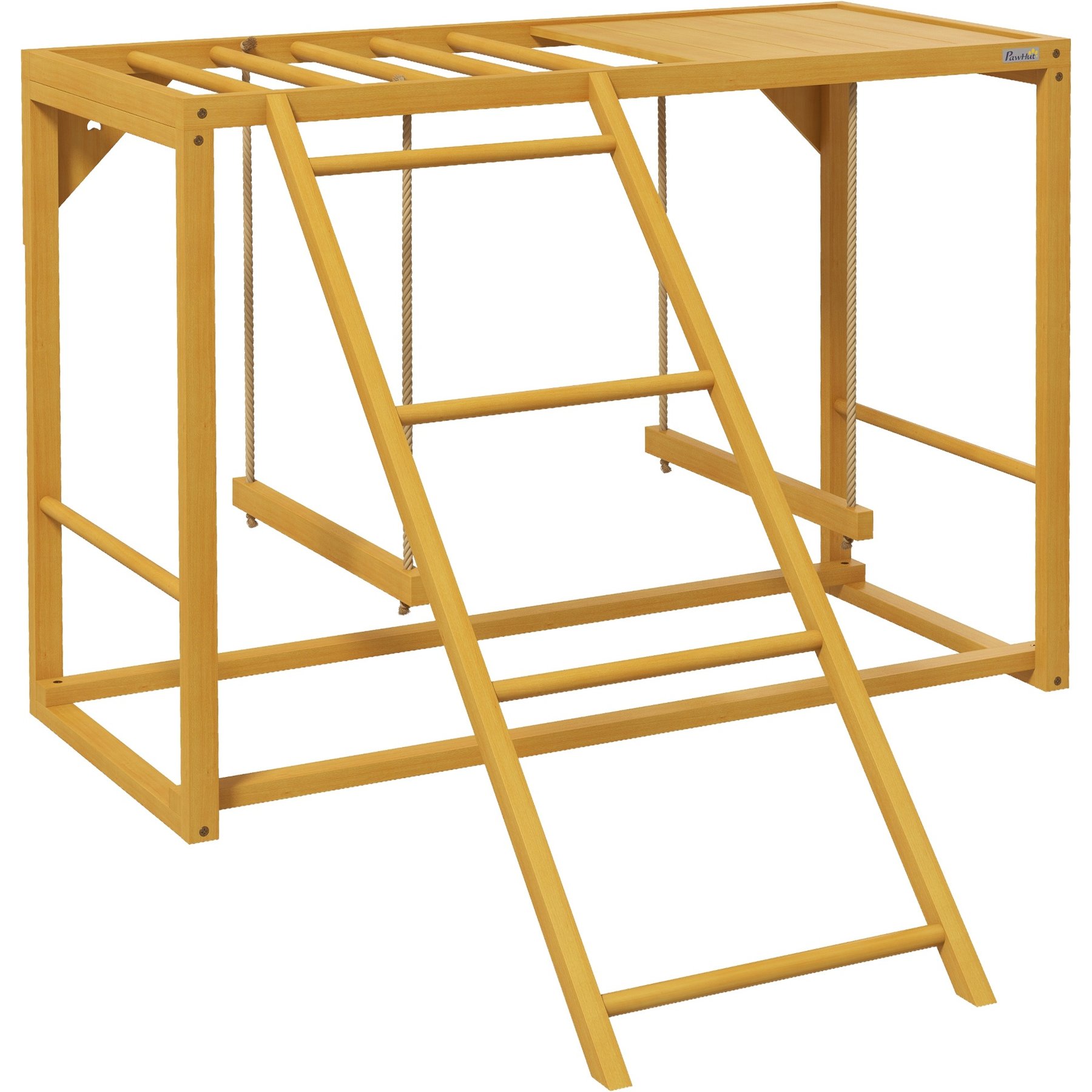 PawHut Active Play Chicken Coop Multi-Bird Accessories, Natural
