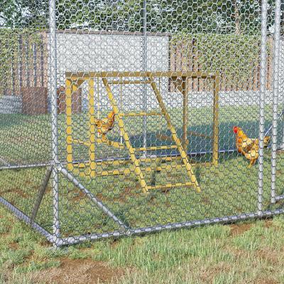 Show full view: PawHut Active Play Chicken Coop Multi-Bird Accessories, Natural slide 2 of 9