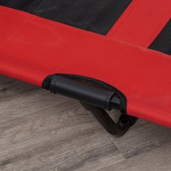 PawHut Breathable Mesh Indoor & Outdoor Elevated Dog Bed with Removable Cover, 48-in, Red slide 2 of 9
