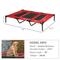 Show in main carousel: PawHut Breathable Mesh Indoor & Outdoor Elevated Dog Bed with Removable Cover, 48-in, Red slide 3 of 10