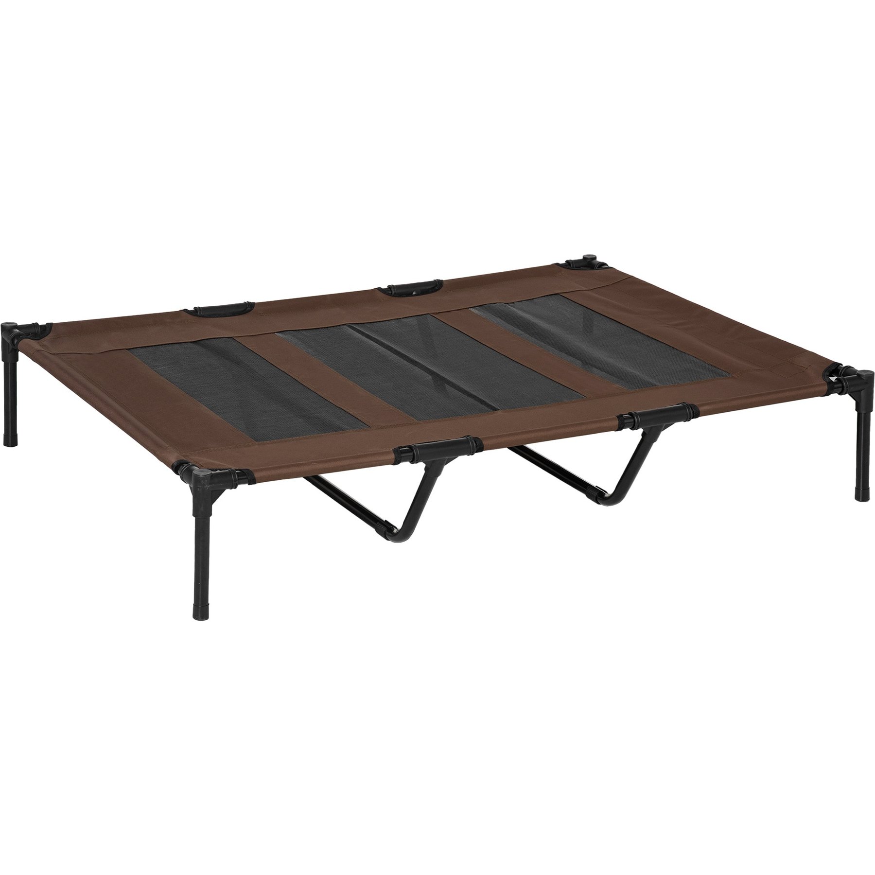 PawHut Breathable Mesh Indoor & Outdoor Elevated Dog Bed with Removable Cover, 48-in, Tan