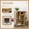 Show in main carousel: PawHut Cat House with 49-in Cat Tree, Oak slide 7 of 11
