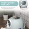 Show in main carousel: PawHut Cat Litter Box Enclosure with Lid & Scoop, Blue slide 5 of 9